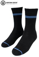 Socks Black/Blue 3pk-all-Mount Aspiring College Uniform Shop